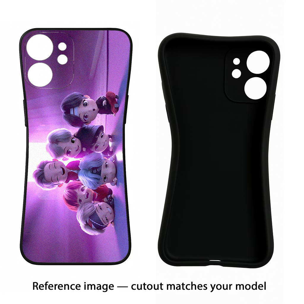 BTS Chibi Samsung A36 5G Back Cover