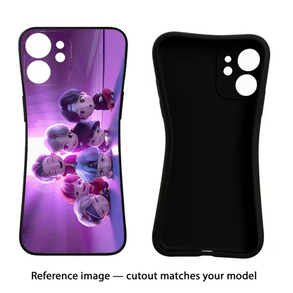 BTS Chibi Vivo T4x 5G Back Cover
