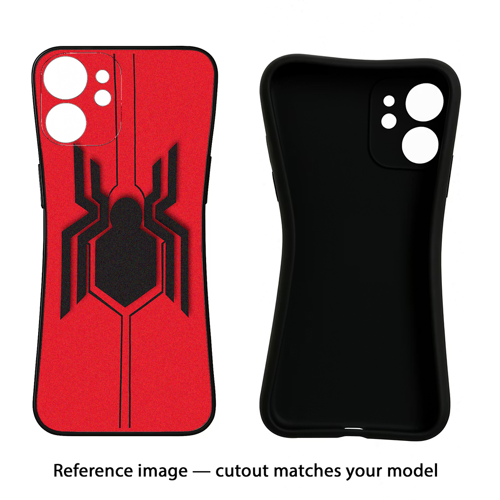 Spider iQOO Neo 7 Pro Back Cover Black Soft Case - Hello Swanky