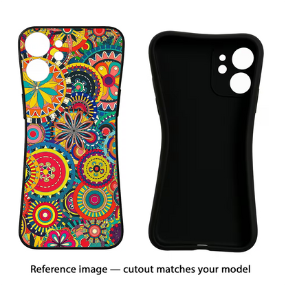 Gol Gol Art iQOO Neo 7 Pro Back Cover Black Soft Case - Hello Swanky