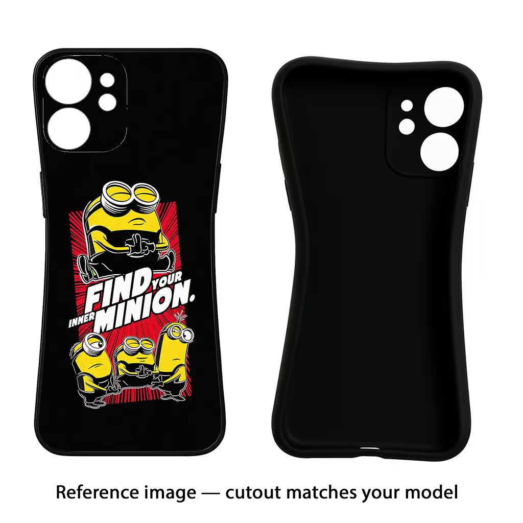 Find Your Inner Minion iQOO Neo 9 Back Cover Black Soft Case - Hello Swanky