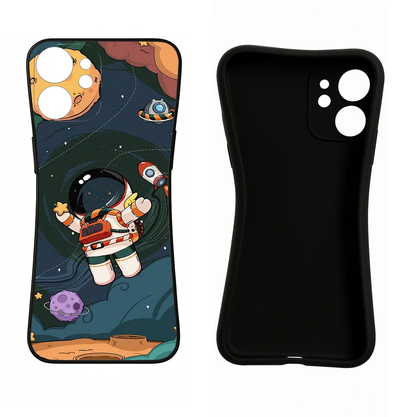 Cartoon Astronaut Samsung M52 5G Back Cover
