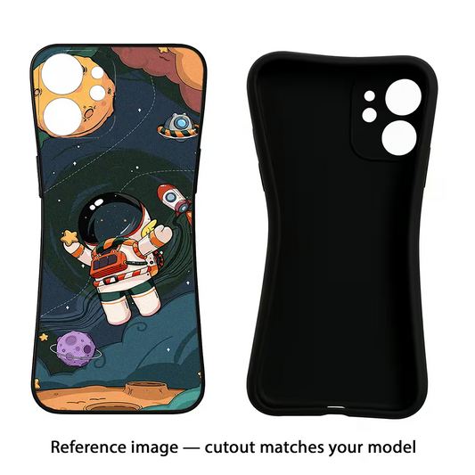 Cartoon Astronaut iQOO 13 5G Back Cover