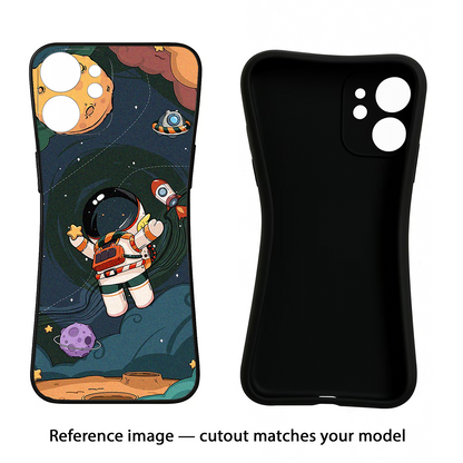Cartoon Astronaut Oppo F31 5G Back Cover