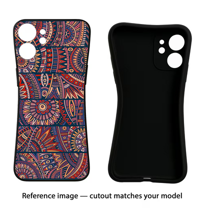 African Culture Design iQOO Neo 9 Back Cover Black Soft Case - Hello Swanky