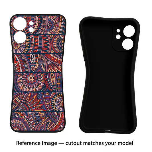 African Culture Design iQOO Neo 9 Back Cover Black Soft Case - Hello Swanky