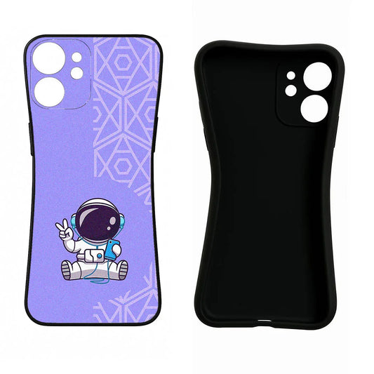 Cute Astronaut Chilling Redmi Note 12 Pro 5G Back Cover