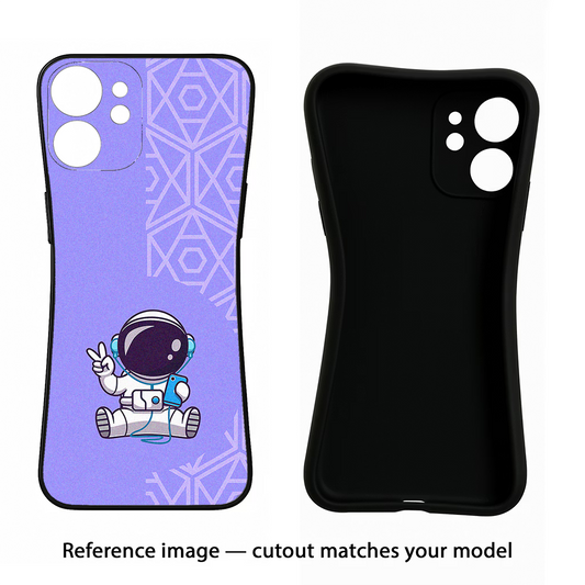 Cute Astronaut Chilling Samsung Note 20 Back Cover