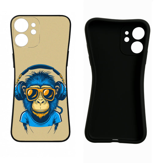 Monkey Headphone Moto G54 5G Back Cover