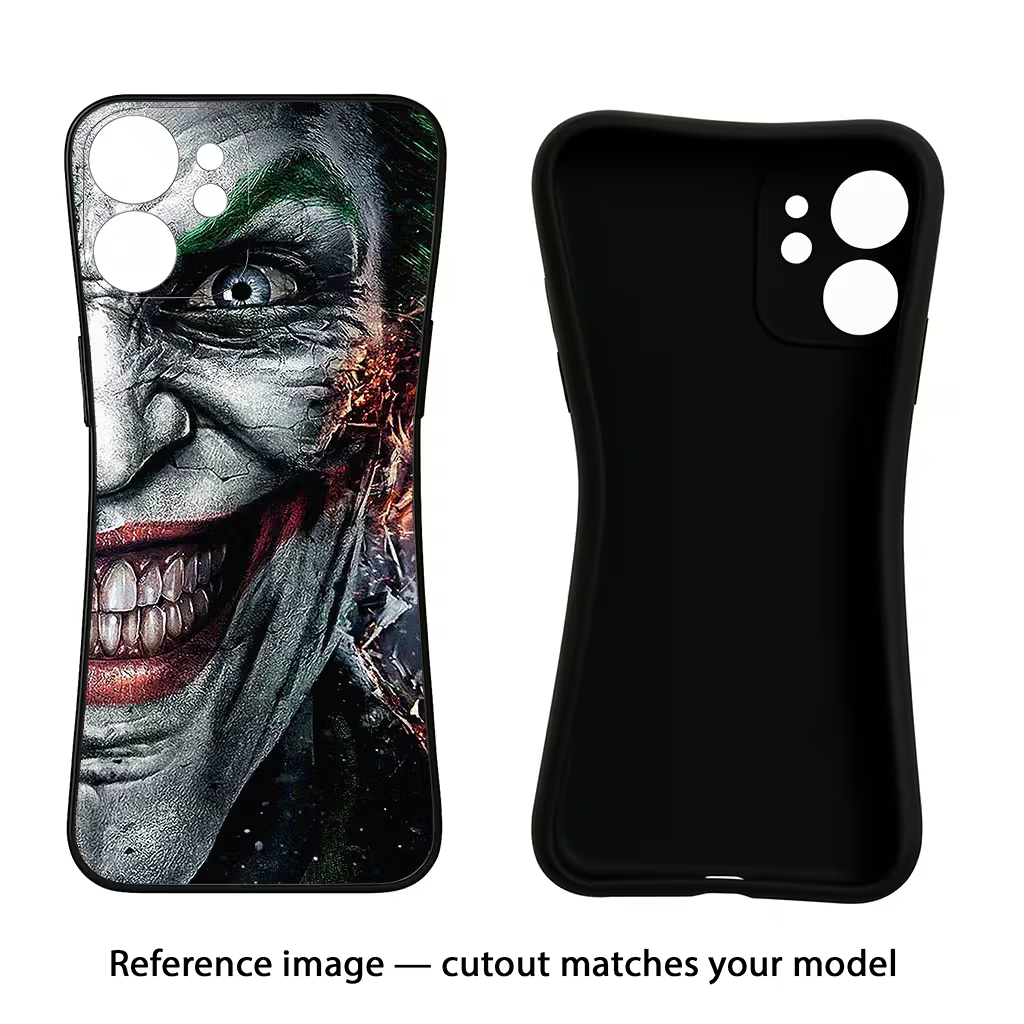 Joker Cam iQOO Neo 9 Back Cover Black Soft Case - Hello Swanky