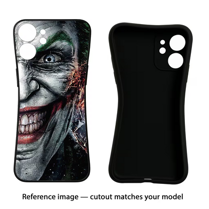 Joker Cam iQOO Neo 9 Back Cover Black Soft Case - Hello Swanky