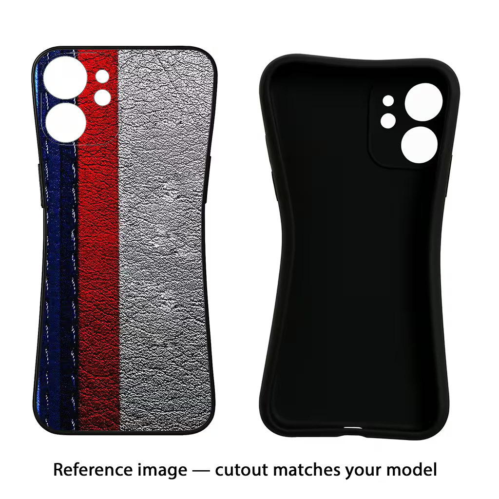 BMW Stripes iQOO Neo 7 Pro Back Cover Black Soft Case - Hello Swanky