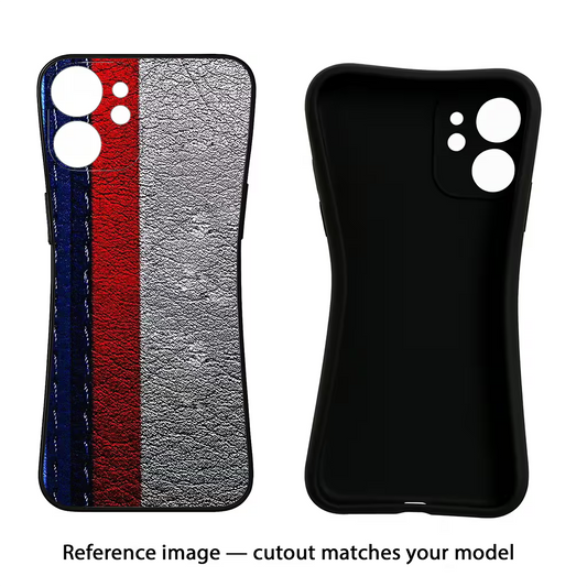 BMW Stripes iQOO Neo 9 Back Cover Black Soft Case - Hello Swanky