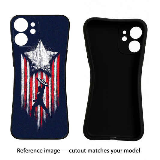 Captain America Marvel Art Samsung S25 Ultra Back Cover