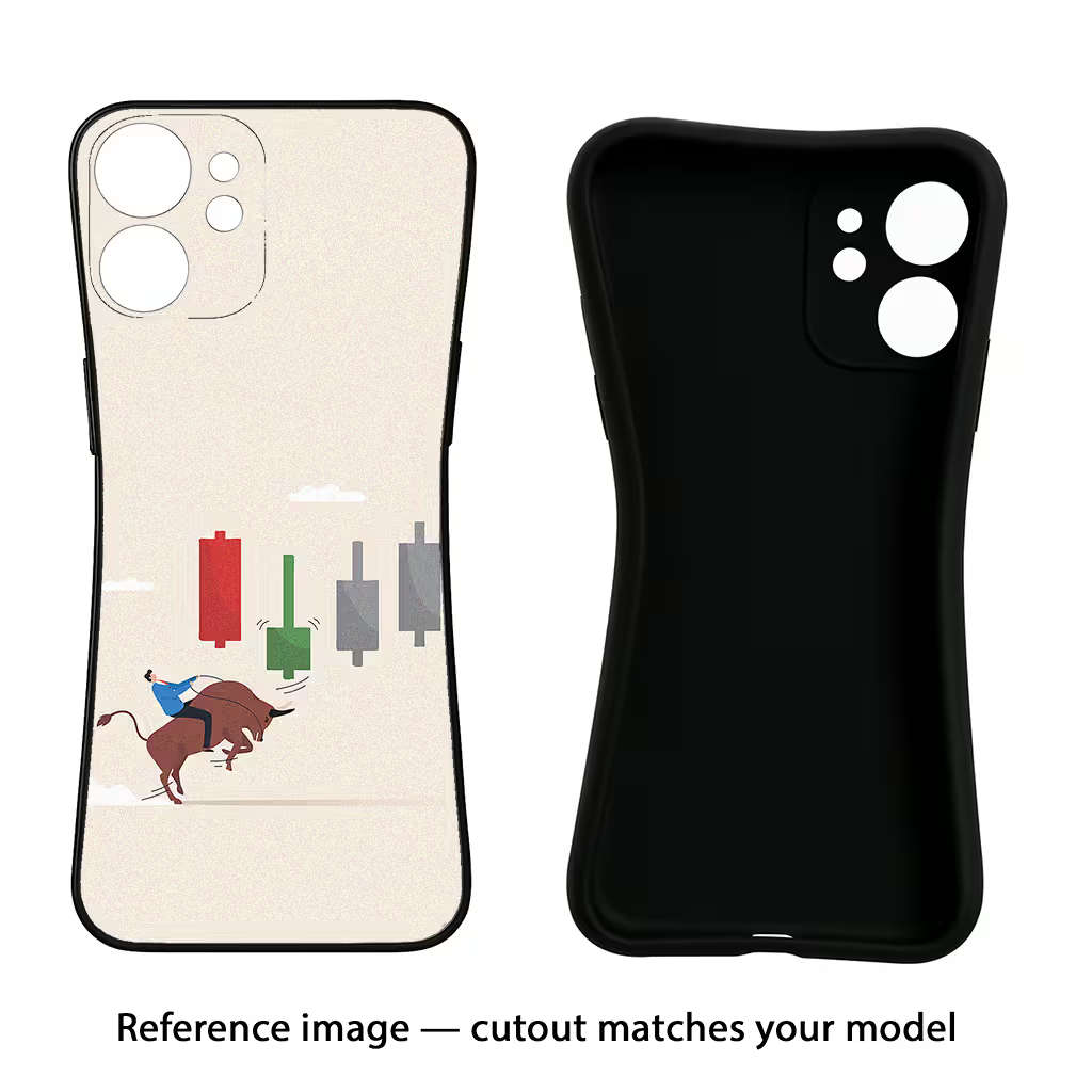 Bull Trading Momentum iQOO Neo 9 Back Cover Black Soft Case - Hello Swanky