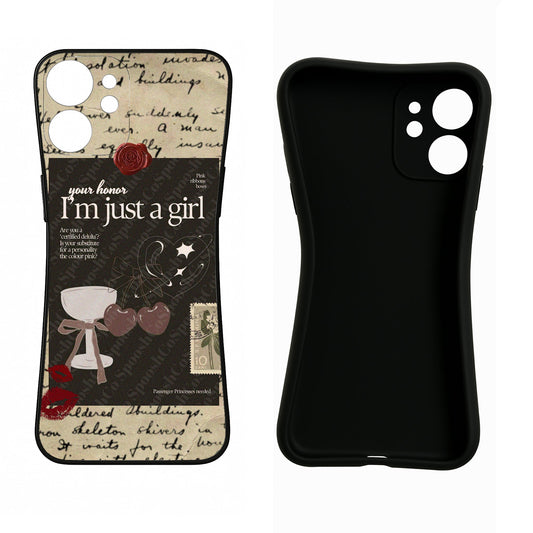 I am just a girl IQOO Z9S Pro 5G Back Cover