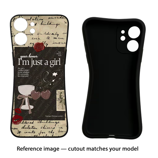 I am just a girl iQOO 13 5G Back Cover