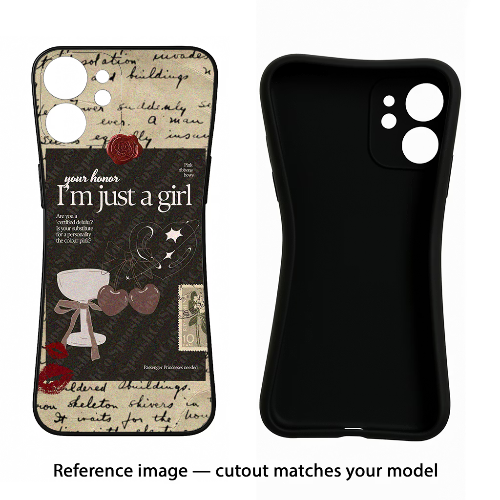 I am just a girl Samsung A36 5G Back Cover