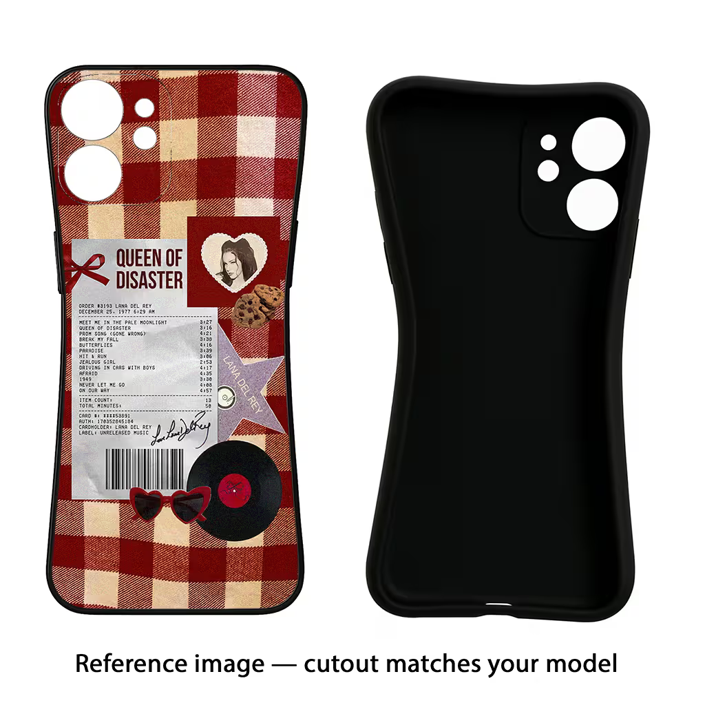 Queen of Disaster iQOO Neo 9 Back Cover Black Soft Case - Hello Swanky