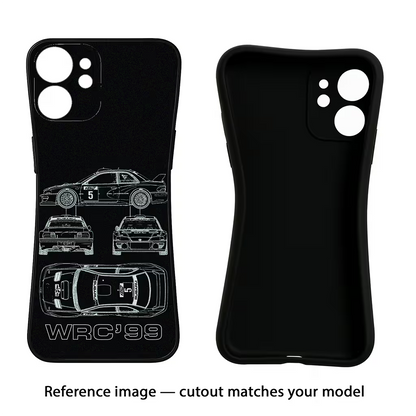 WRC'99 iQOO Neo 7 Pro Back Cover Black Soft Case - Hello Swanky