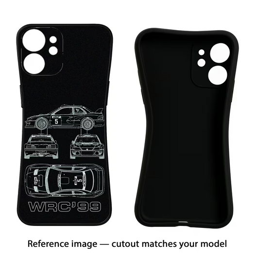 WRC'99 iQOO Neo 7 Pro Back Cover Black Soft Case - Hello Swanky