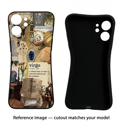 Virgo Zodiac iQOO Neo 7 Pro Back Cover Black Soft Case - Hello Swanky