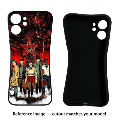 Ordinary Things Characters iQOO Neo 7 Pro Back Cover Black Soft Case - Hello Swanky