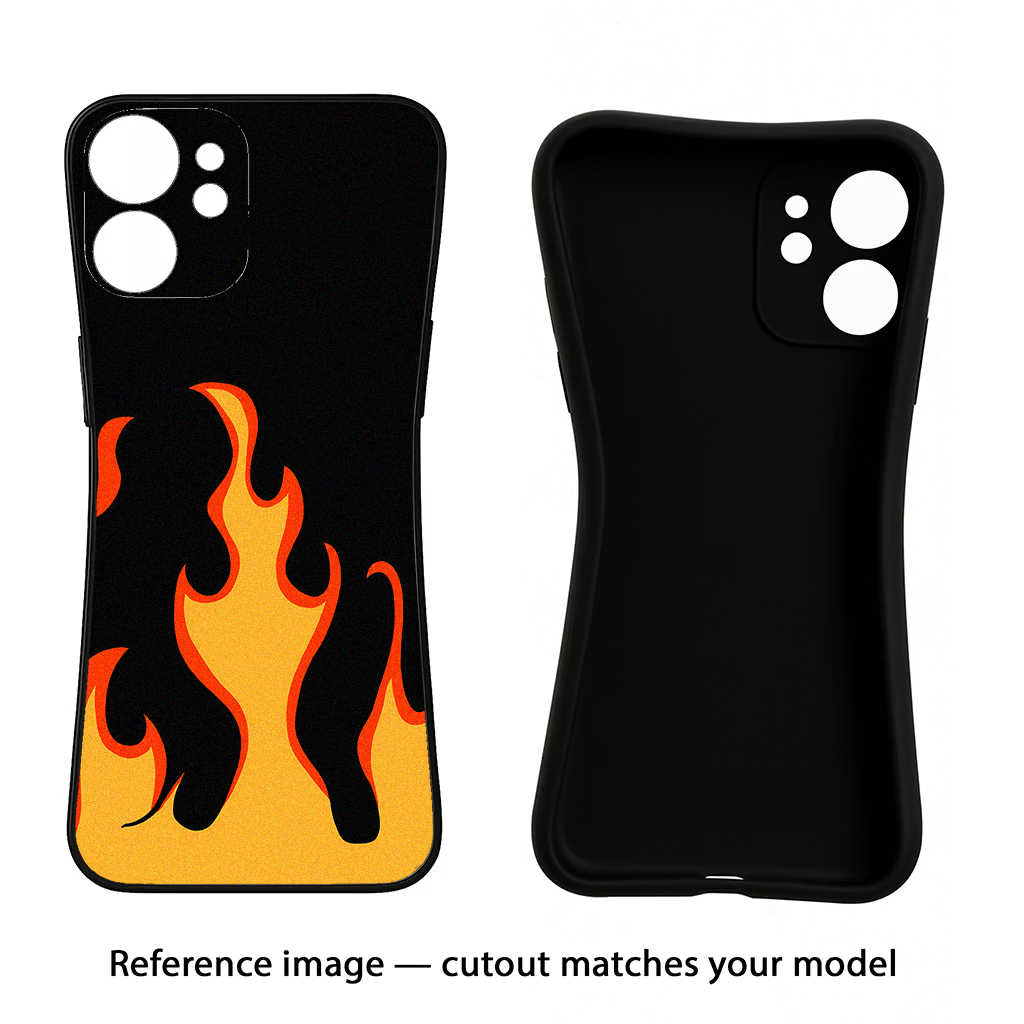 Fired Up - Black iQOO Neo 9 Back Cover Black Soft Case - Hello Swanky