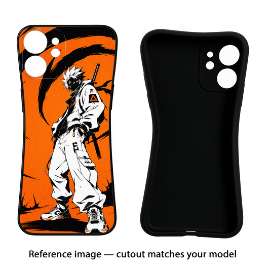 Street Samurai iQOO Neo 7 Pro Back Cover Black Soft Case - Hello Swanky