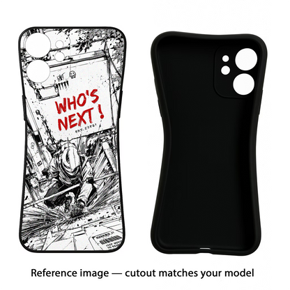 Who's Next iQOO Neo 7 Pro Back Cover Black Soft Case - Hello Swanky