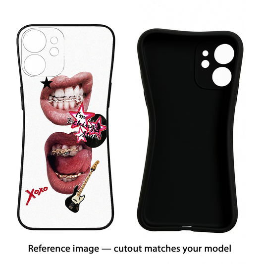 Rockstar iQOO Neo 7 Pro Back Cover Black Soft Case - Hello Swanky