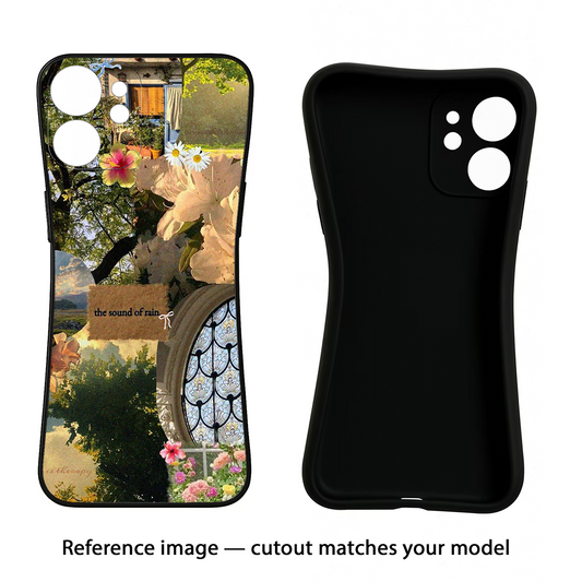 Rain iQOO Neo 7 Pro Back Cover Black Soft Case - Hello Swanky
