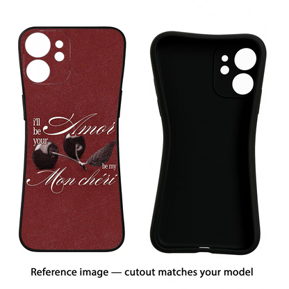Velvet Cherry iQOO Neo 9 Back Cover Black Soft Case - Hello Swanky