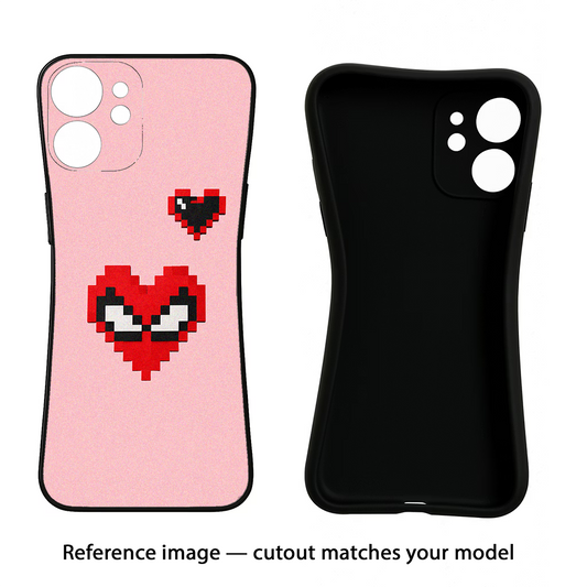 Gwen Heart iQOO Neo 7 Pro Back Cover Black Soft Case - Hello Swanky
