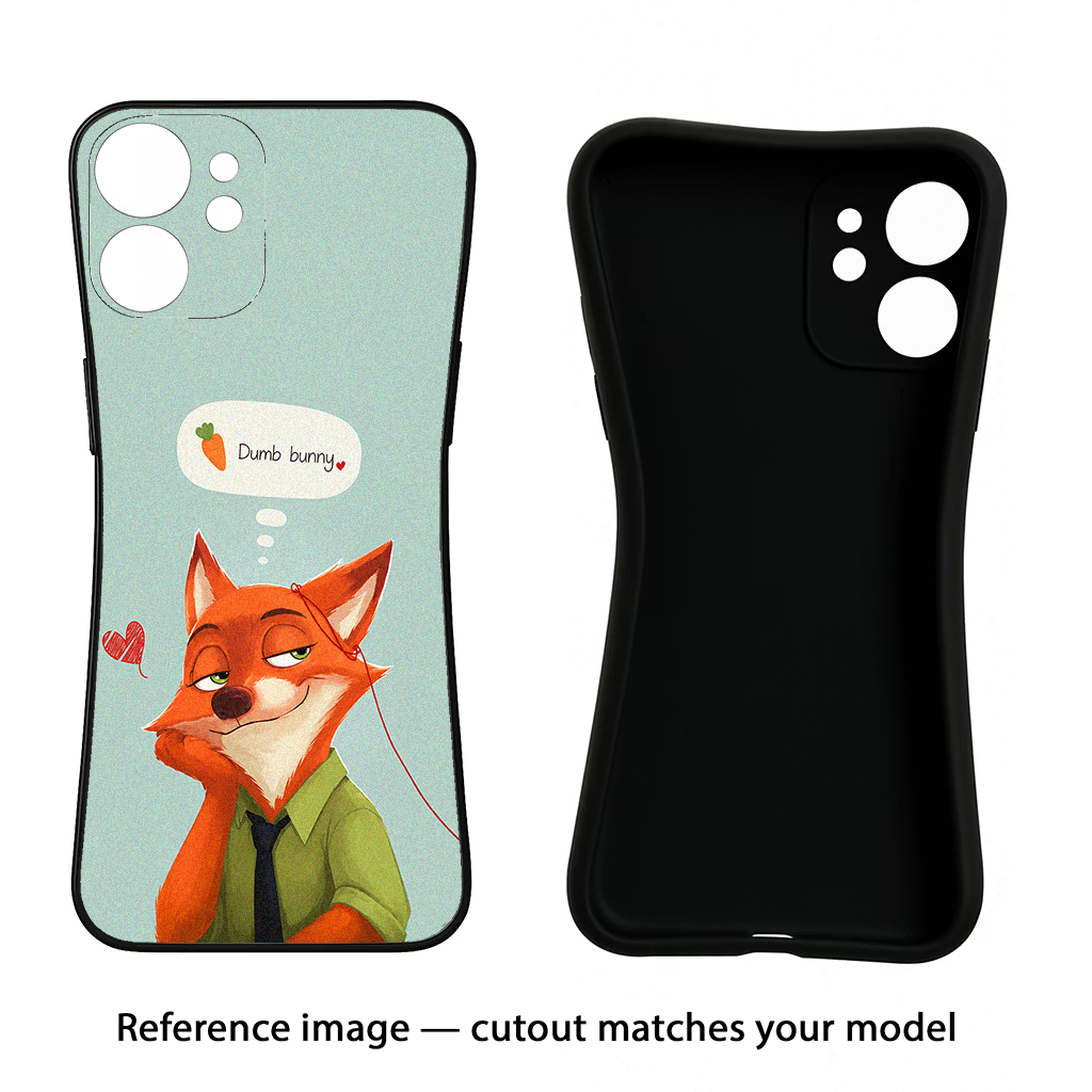 Nick Charm iQOO Neo 7 Pro Back Cover Black Soft Case - Hello Swanky