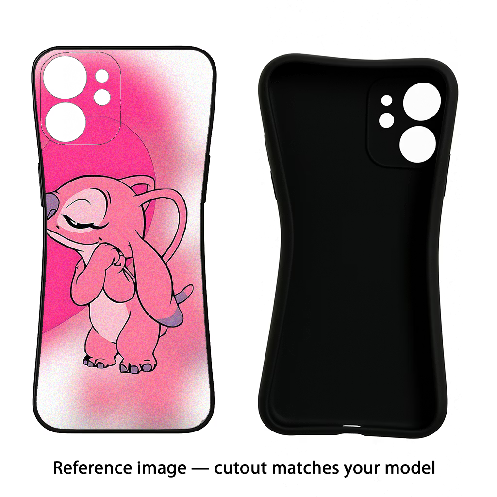 Angel Hug iQOO Neo 7 Pro Back Cover Black Soft Case - Hello Swanky