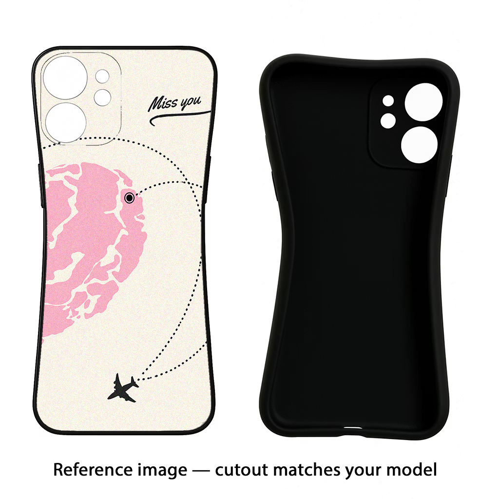 Miss Orbit iQOO Neo 7 Pro Back Cover Black Soft Case - Hello Swanky
