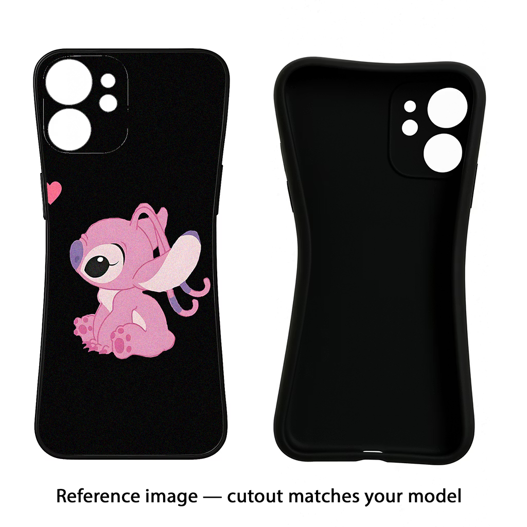 Angel Crush iQOO Neo 9 Back Cover Black Soft Case - Hello Swanky