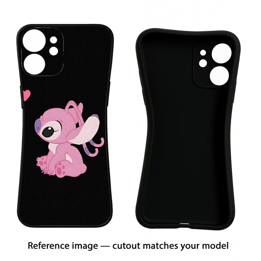 Angel Crush iQOO Neo 7 Pro Back Cover Black Soft Case - Hello Swanky