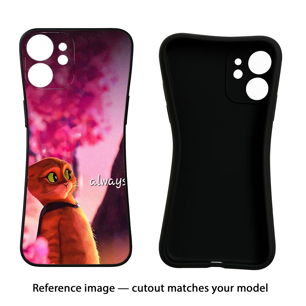 Always Cat iQOO Neo 9 Back Cover Black Soft Case - Hello Swanky