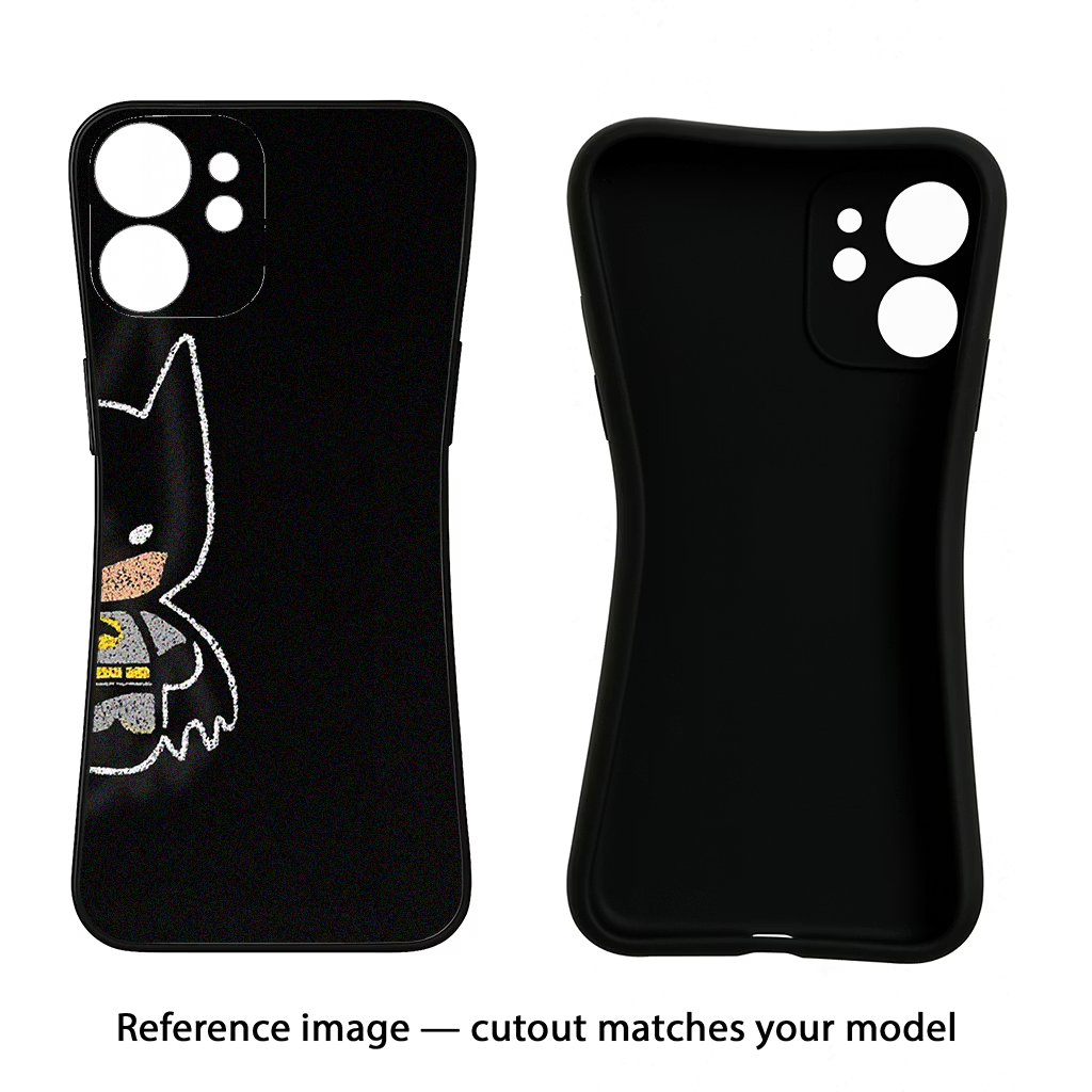 Bat Kitty iQOO Neo 9 Back Cover Black Soft Case - Hello Swanky