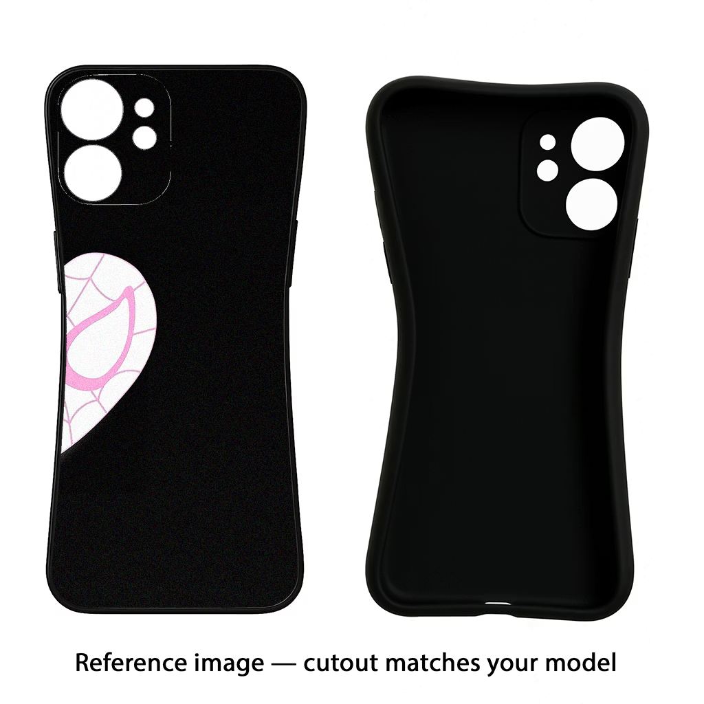 Gwen Mask POCO X7 Pro 5G Back Cover Black Soft Case - Hello Swanky