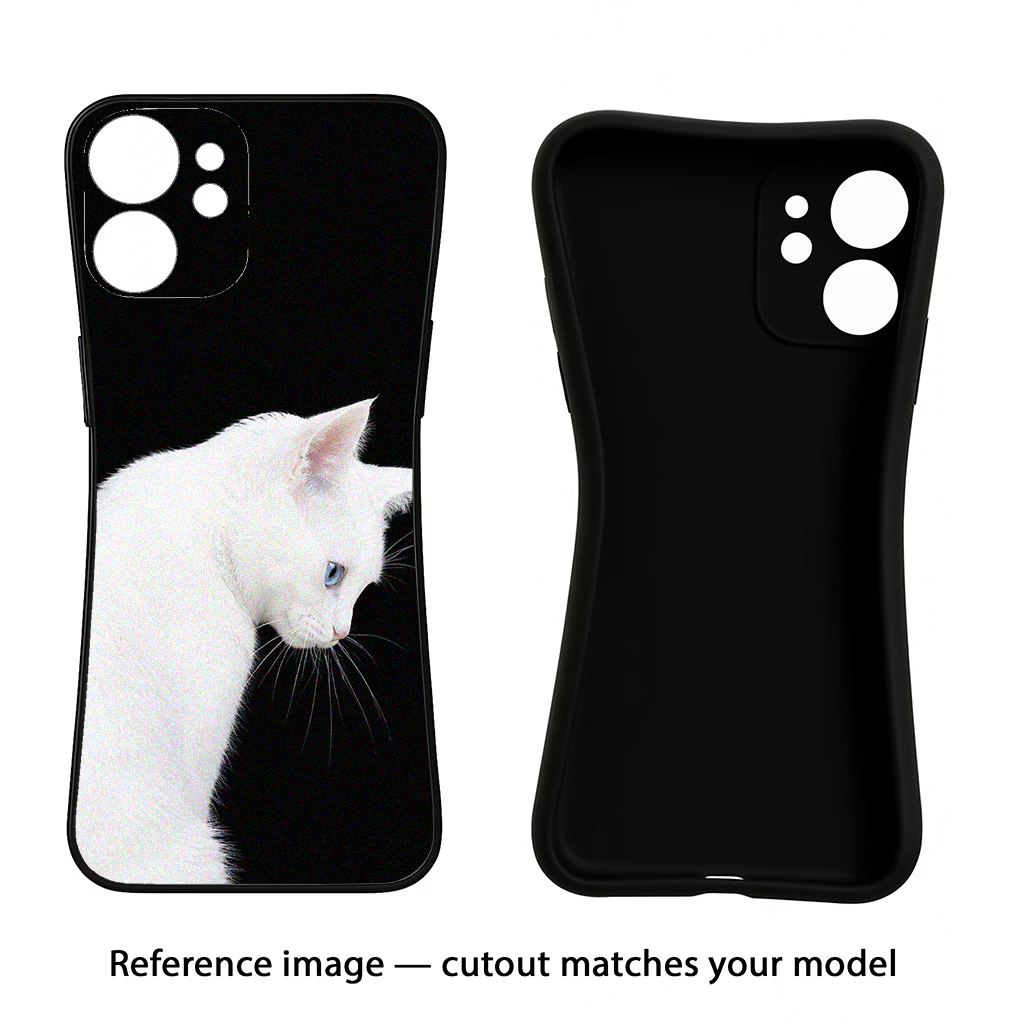 Snow Gaze iQOO Neo 9 Back Cover Black Soft Case - Hello Swanky