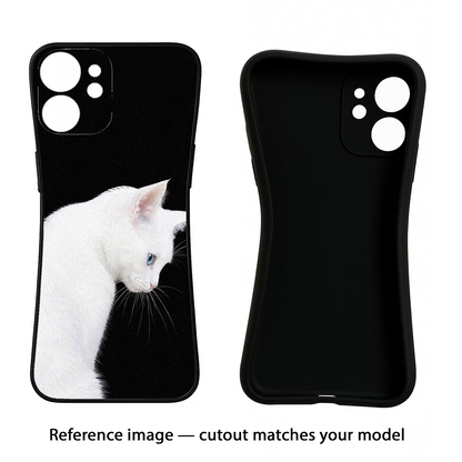 Snow Gaze iQOO Neo 9 Back Cover Black Soft Case - Hello Swanky