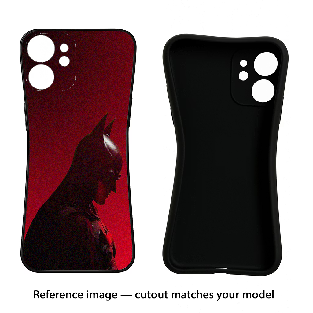 Dark Knight iQOO Neo 7 Pro Back Cover Black Soft Case - Hello Swanky