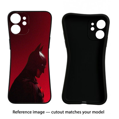 Dark Knight iQOO Neo 7 Pro Back Cover Black Soft Case - Hello Swanky