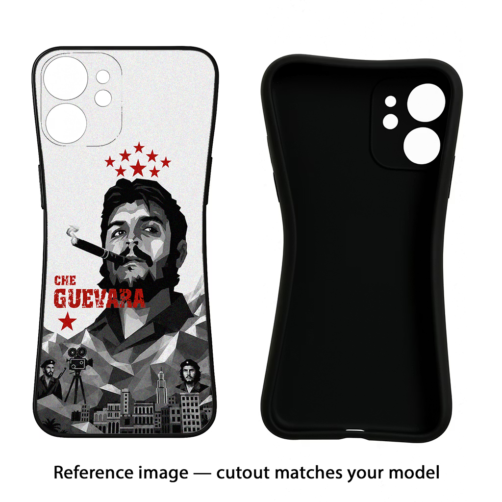 Che Guevara Iconic POCO X7 Pro 5G Back Cover Black Soft Case - Hello Swanky