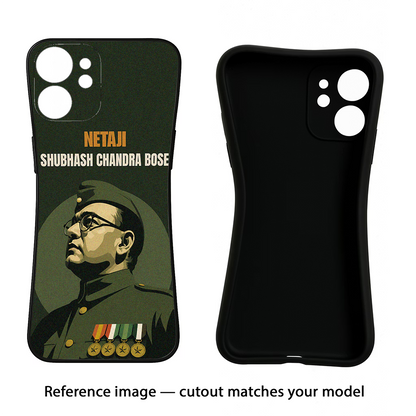 Netaji Legacy iQOO Neo 9 Back Cover Black Soft Case - Hello Swanky