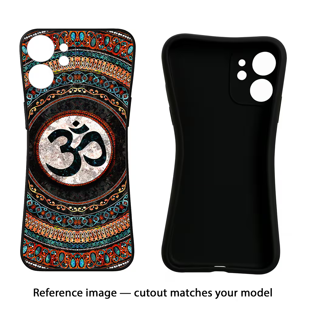 Om Culture iQOO Neo 7 Pro Back Cover Black Soft Case - Hello Swanky