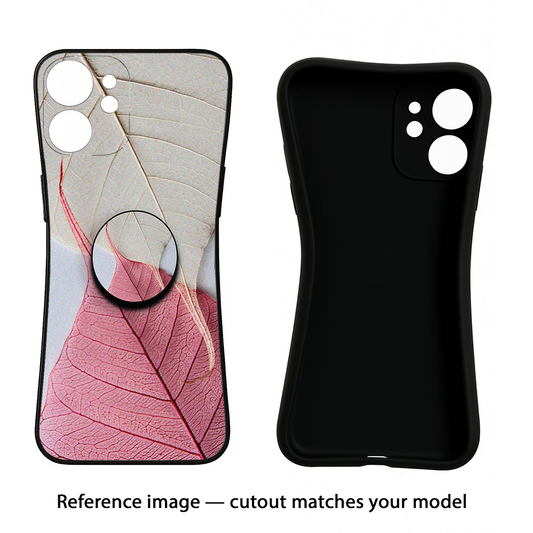 White Pink Leaf Realme Narzo 80 Lite 5G Pop Case
